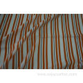 100% Polyester Sea Island Yarn Stripe Print Fabric